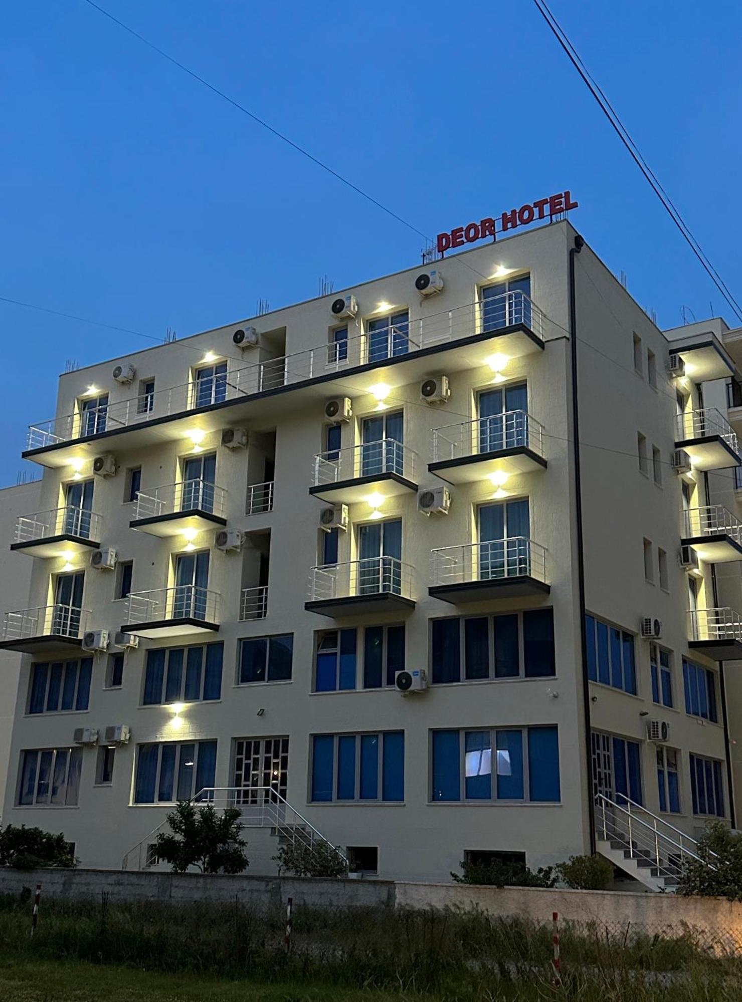 Deor Hotel Shëngjin Dış mekan fotoğraf